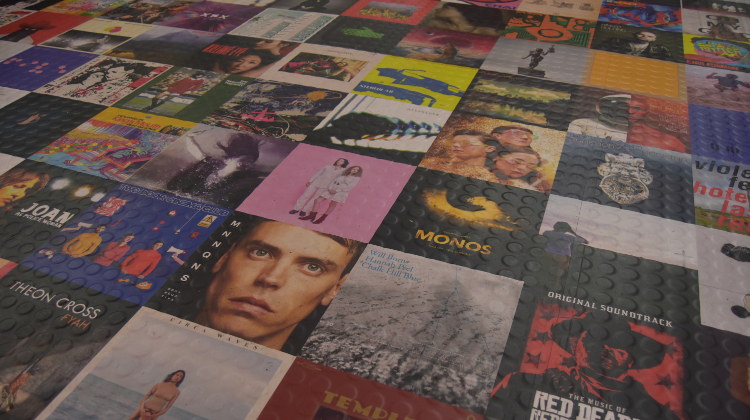 Vinyl Images on floor