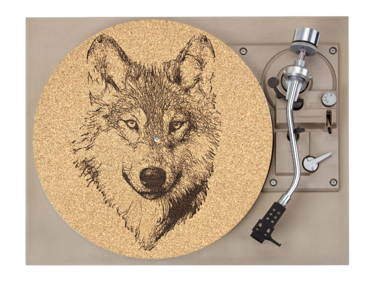 Wolf Platter Mat Record Player
