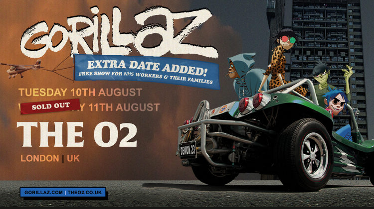 Gorillaz - O2 London Live